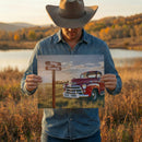 11"x14" Quality Photo Print – The Essence of Family – Personalized Street Sign Truck