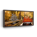 32x16" – Endless Journey Together – Premium Canvas Wall Art With Names & Dates