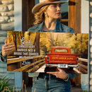 32x16" – Endless Journey Together – Premium Canvas Wall Art With Names & Dates