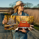 32x16" – Endless Journey Together – Premium Canvas Wall Art With Names & Dates