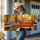 40x20" – Wide Horizons of Love – Personalized Landscape Canvas Wall Art for Couples