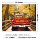 20x16" – Moments in Time – Personalized Premium Landscape Canvas Art for Weddings & Anniversaries