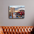 20x16" – Built with Love and Laughter – Personalized Family Truck Canvas