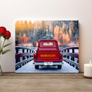 20x16" – Just Us and the Road Ahead – Custom Truck Wall Art with Names & Date