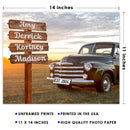 11"x14" – Together Under One Name – Custom Street Sign Vintage Truck Wall Art