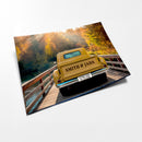 11"x14" – Love Written on Every Mile – Personalized Vintage Truck Canvas with Names