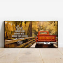 32x16" – Endless Journey Together – Premium Canvas Wall Art With Names & Dates