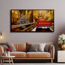 32x16" – Endless Journey Together – Premium Canvas Wall Art With Names & Dates